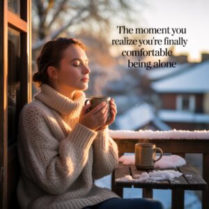 The Moment You Realize You’re Finally Comfortable Being Alone